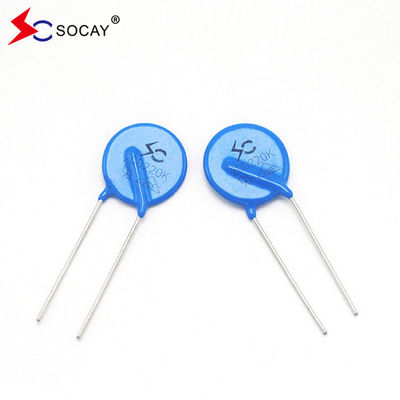 Φ20mm Varistor di ossido metallico 20D101K / 20D101KJ Ampia tensione di funzionamento V1mA 18V - 1800V