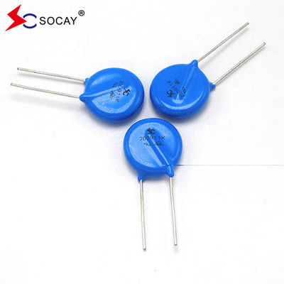 Φ20mm Varistor di ossido metallico 20D101K / 20D101KJ Ampia tensione di funzionamento V1mA 18V - 1800V