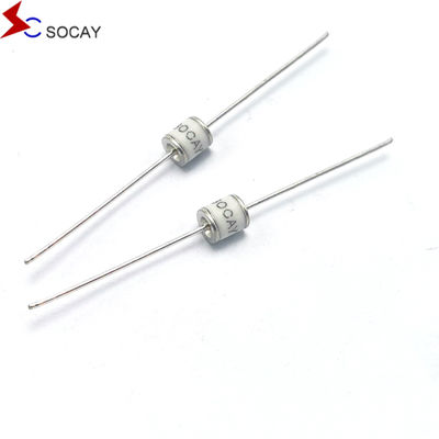 Tubo di scarico di gas da 10kA con materiale di piombo di rame in scatola e materiale di alloggiamento PA66 SC2E5 4000DL
